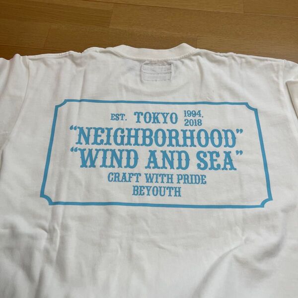 ウィンダンシー ネイバーフッド コラボ WIND&SEA NEIGHBORHOOD Tシャツ Lサイズ