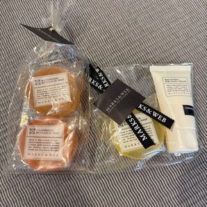 MARKS & WEB ハンドメイドソープ 3個・ハンドクリームセット