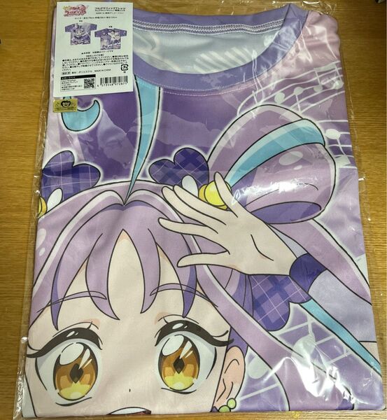 キミとアイドルプリキュア♪ フルグラフィックTシャツVol.1 キュアキュンキュン 紫雨こころ