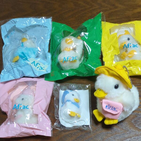 Aflac アフラック ぬいぐるみ マスコット アフラックダック 青いダック まねきねこダック No.1 ダック 携帯クリーナー