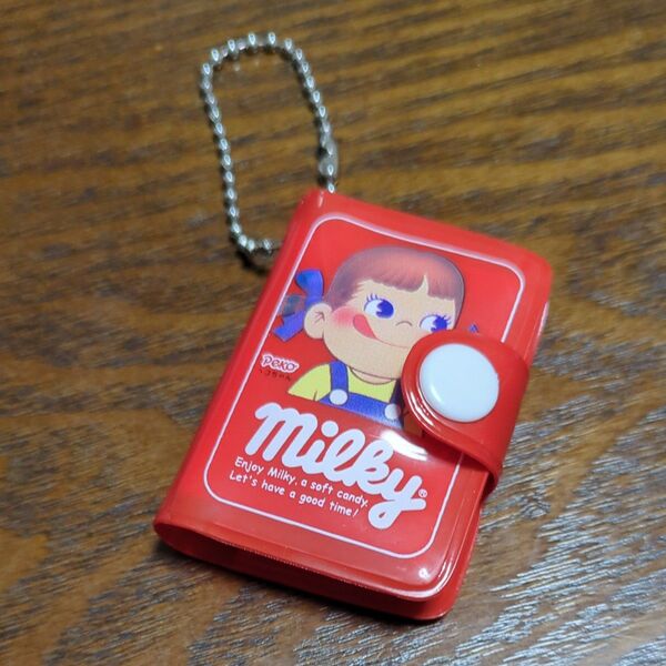 ペコちゃん ノート ミニノート メモ キーチェーン キーホルダー チャーム milky ミルキー ミニチュア マスコット