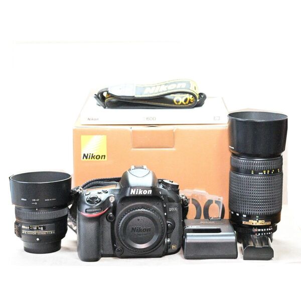 ニコン D600 + 標準レンズ + 望遠ズーム