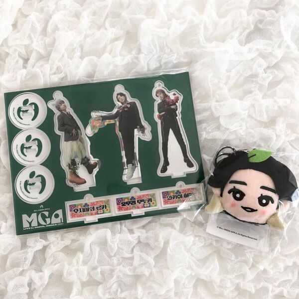ミセスグリーンアップル ソウルコン 韓国 大森元貴 ぬいぐるみ キーリング アクリルスタンド フォトカード付き