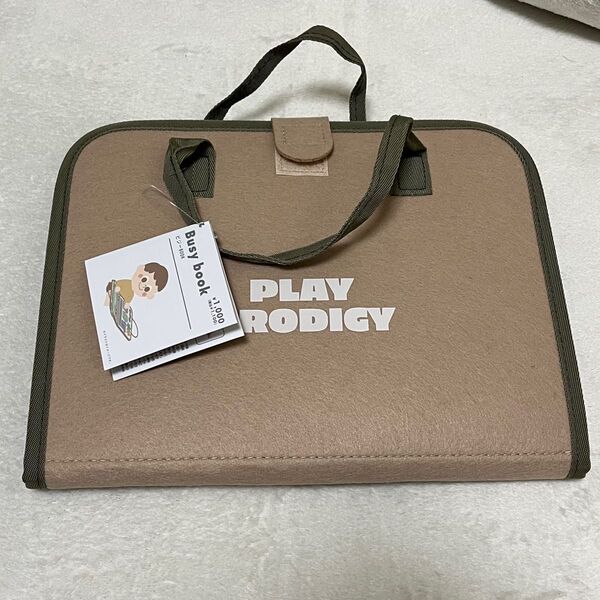 【新品未使用】スリーコインズ 3coins ビジーブック ビジーボード ブルー モンテッソーリ 知育玩具 幼児玩具 スリコ