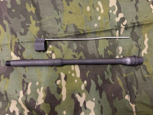 zparts mk16 アウターバレル ガスブロック 13インチ