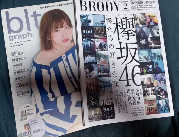 B.L.T. graph. 2018.5 渡邉理佐+BRODY 2020.2 欅坂46