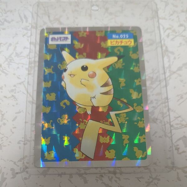 トップサン ポケモンカードガム ピカチュウ(四角プリズム) 枠ズレ