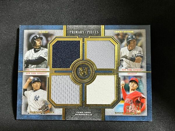 大谷翔平・イチロー・松井秀喜・田中将大 topps パッチカード 25枚限定