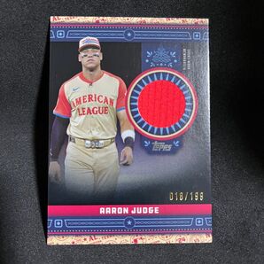 アーロンジャッジ topps 2024 AllStarStitchesJersey赤 199枚限定