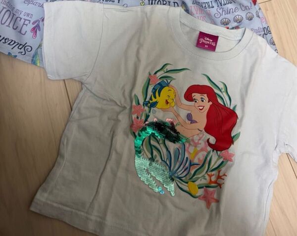 半袖Tシャツ トップス キッズ アリエル ディズニー 女の子