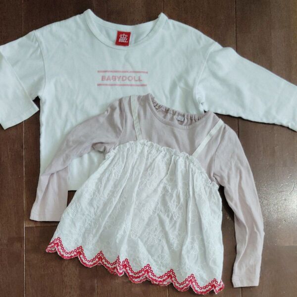 【USED】100cm ロンT 長袖 Tシャツ トップス