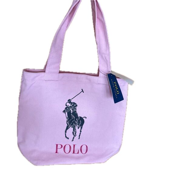 新品未使用品☆ハワイ購入☆POLO RALPH LAUREN トートバッグ ピンク