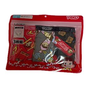 L スタンダードショーツ 3枚組 ペコちゃん PEKO レディースショーツ 3枚組 Lサイズ