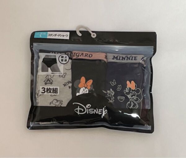 L Disney ディズニー スタンダード ショーツ 3枚組 Lサイズ レディース ミニー フィガロ
