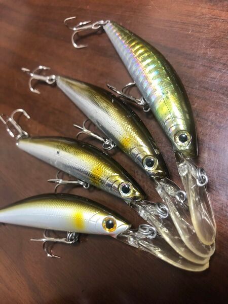 Bassday ミノー シュガーディープ 70mm 5.5g 4本セット 限定カラー 鮎 サツキマス サクラマス