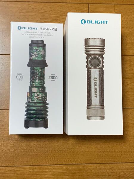 オーライト OLIGHT Warrior X4/Sheeker 4 pro 爆光限定モデル2本セット 新品 メーカー補償付