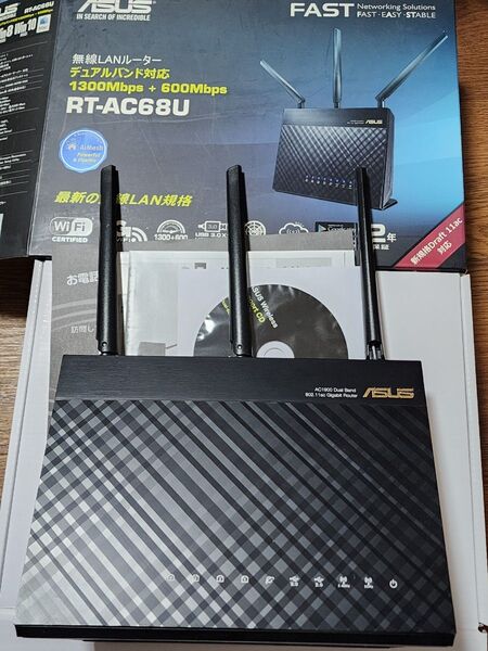 ASUS RT-AC68U 無線LANルーター Wi-Fi Wi-Fiルーター