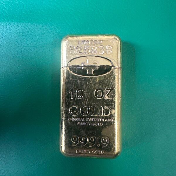 FANCY GOLD 10 OZ 金ライターインゴットターボ
