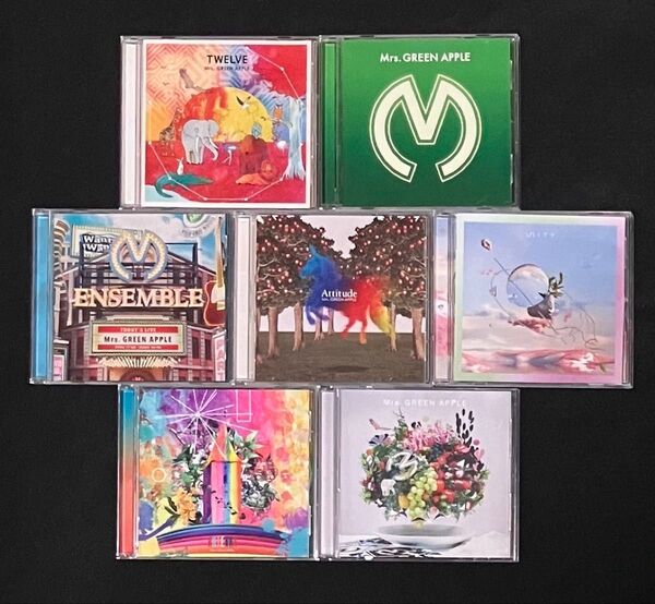 Mrs.GREEN APPLE アルバム 7枚 TWELVE ENSEMBLE Attitude UNITY ANTENNA 5