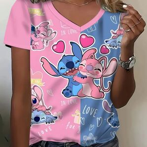 可愛いスティッチのTシャツ