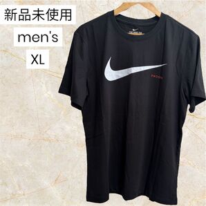 【新品未使用】海外限定 ナイキ NIKE メンズ Tシャツ XL ブラック SWOOSH