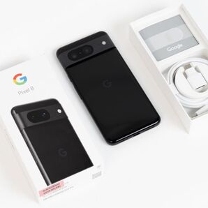 Google Pixel8 128GB Obsidian ガラスフィルム付 グーグル ピクセル プロ 8 pixel 黒 ブラック