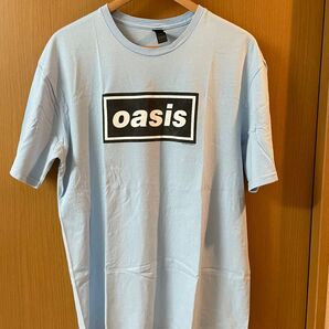 オアシス Tシャツ Lサイズ ブルー