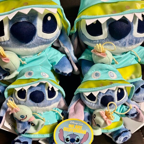 ディズニーストア スティッチ Rain ぬいぐるみ キーチェーン マスコット