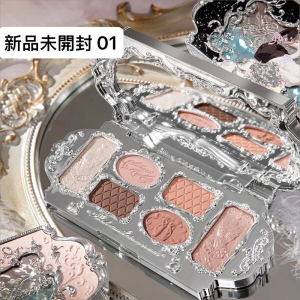 【新品未開封】フラワーノーズ スワンバレエシリーズ 白鳥 アイシャドウパレット 01 ホワイトスワン 美品 中国コスメ かわいい