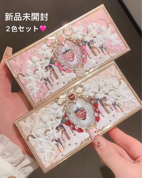 【新品未開封】フラワーノーズ ストロベリーキューピッド メイクアップパレット アイシャドウ セット売り シェーディング かわいい