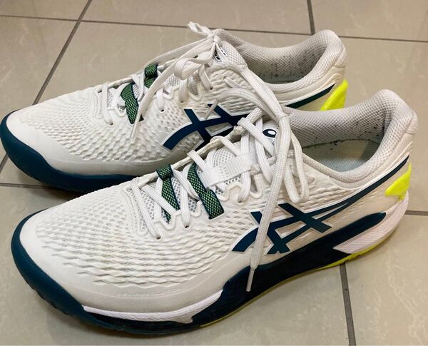 アシックス ゲルレゾリューション 9 27.5cm 1041A376 メンズ テニス オールコート WIDE asics