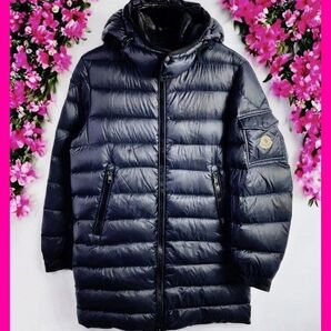 男女同モデルオススメ!MONCLER ロングコート ライトダウン モンクレール レディースの方も着用◎