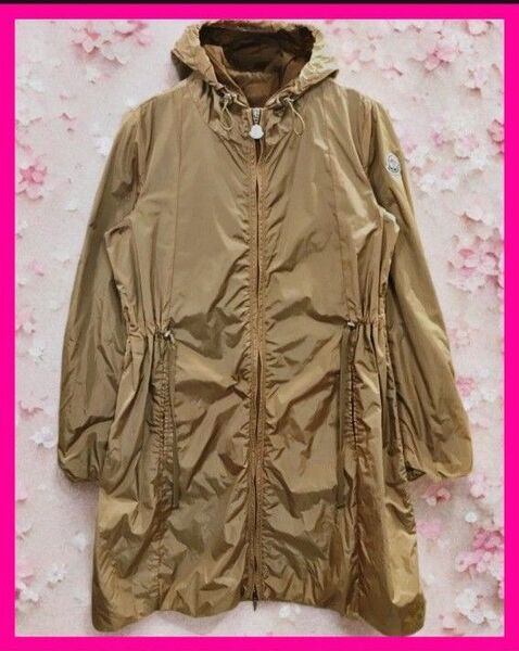 華やかデイリー MONCLER スプリング コート ロング ナイロン モンクレール ブルゾン