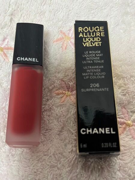CHANEL ルージュ アリュール リクィッド ヴェルヴェット 206 シュルプルナント