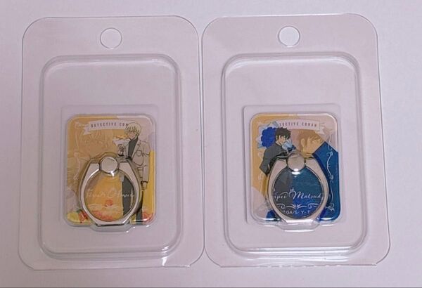 バラ売り可!名探偵コナン トムス 花束 スマホリング 安室透 松田陣平