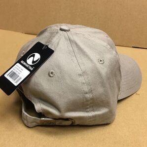 NEWHATTAN ツイルコットン カーキ キャップ ベージュに近い色 ニューハッタン ロータイプ コットン 帽子 無地
