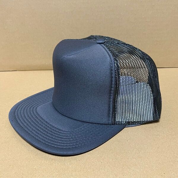 OTTO メッシュキャップ フラットバイザー チャコールグレー オットー CAP 帽子 ミリタリー 無地 野球帽