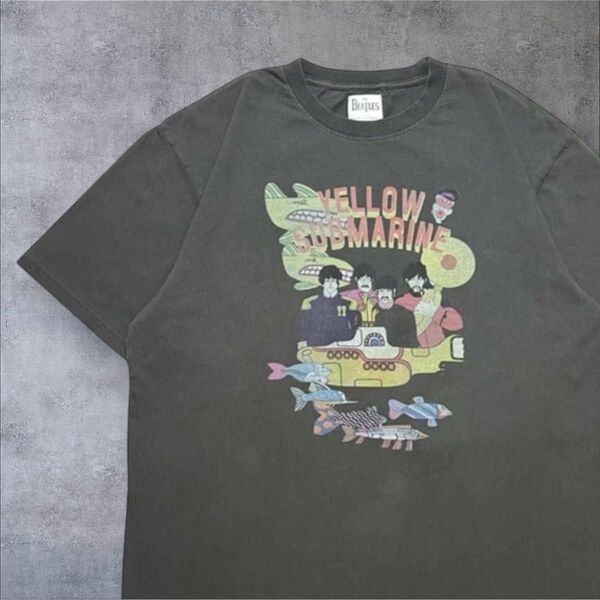 BEATLES ビートルズTシャツ チャコールグレー XL