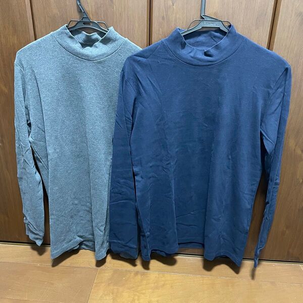 UNIQLO ユニクロ ソフトタッチ ハイネックT(長袖) メンズ XLサイズ