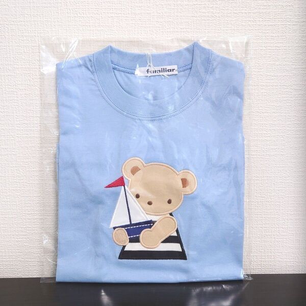 新品 ファミリア 半袖 Tシャツ 100