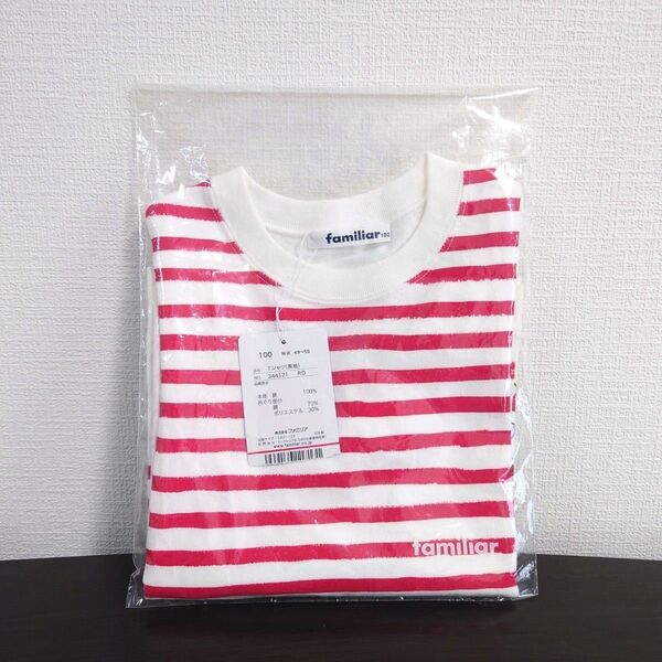 新品 ファミリア 長袖Tシャツ 100