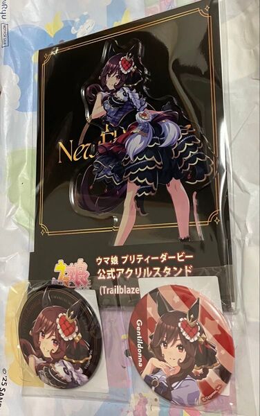ウマ娘 6th アクリルスタンド ジェンティルドンナ 缶バッジ 公式 2種類