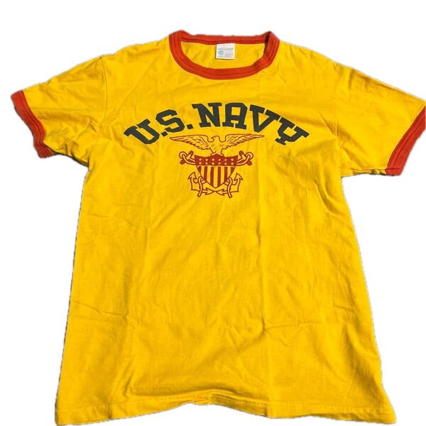 U.S.NAVYアメカジTシャツ U.S.A製90s