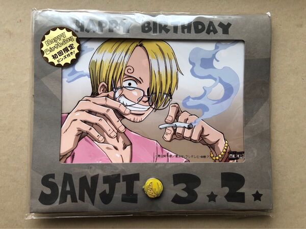 ONE PIECE ワンピース Happy Birthday SANJI ブロマイドセット 初回限定ピンズ付き仕様 サンジ