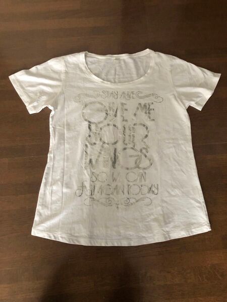 レディース Tシャツ 半袖 L 白 トップバリュ