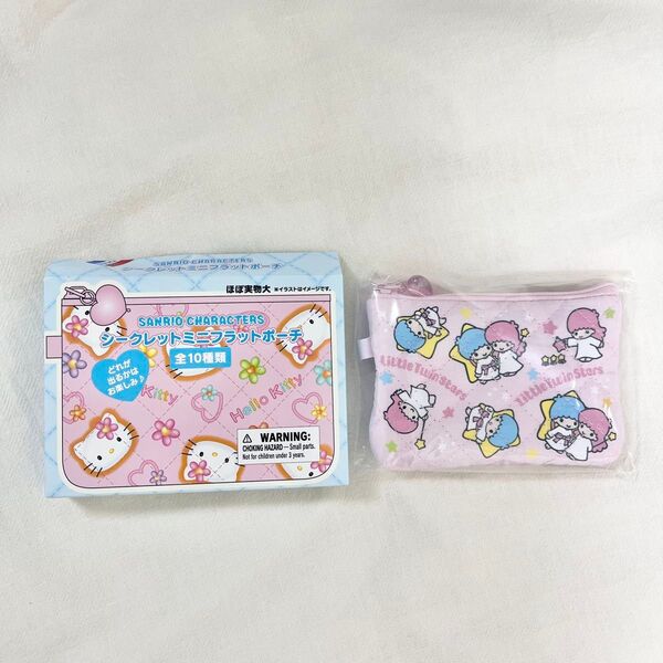 【新品】サンリオキャラクターズ シークレットミニフラットポーチ キキララ