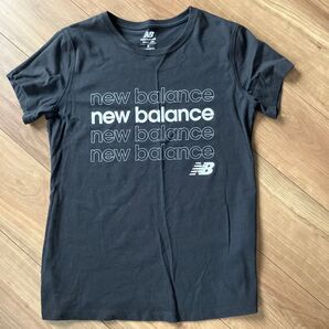 New Balance ロゴTシャツ レディース JP Mサイズ ブラック