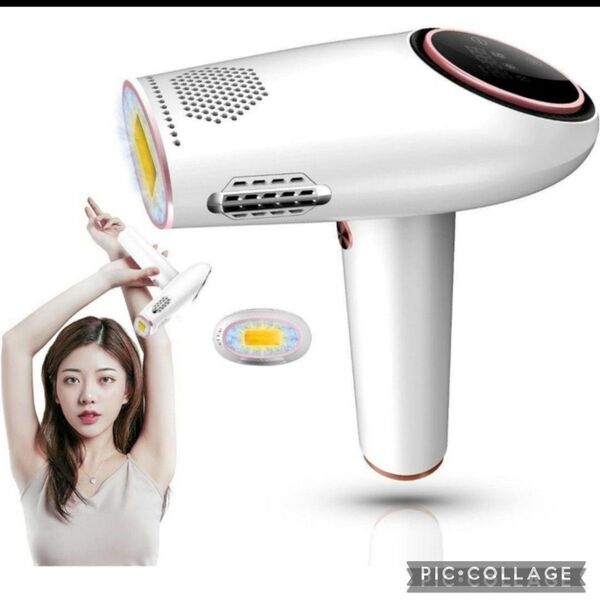 IPL光脱毛器レーザー冷感脱毛 光美容器 冷感無痛脱毛 6段階調節 99万回照射 家庭用 全身用 男女兼用フラッシュ式PSE認証済