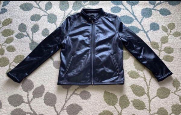 光沢ジャケット 光沢ライダース ライダースジャケット シングルライダース バイカージャケット エナメル調ライダースジャケット