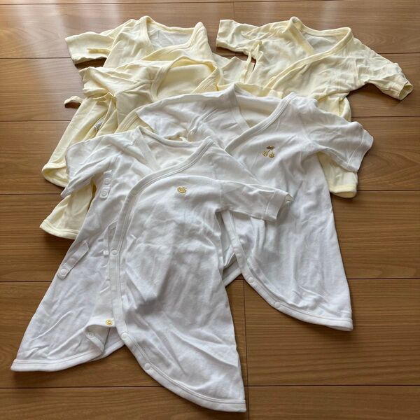 【美品】UNIQLO コンビ肌着 50-60cm 5点セット
